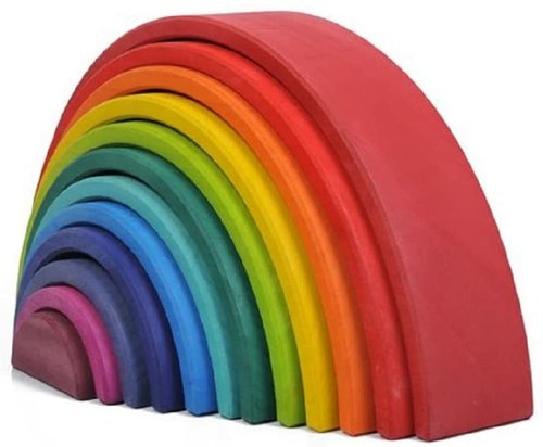 Regenbogen holzspielzeug - regenbogen,