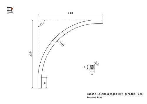 Lärche 12x12 riese - lärche,