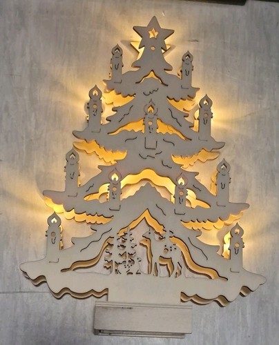 Lichterbogen holz weihnachten - lichterbogen,