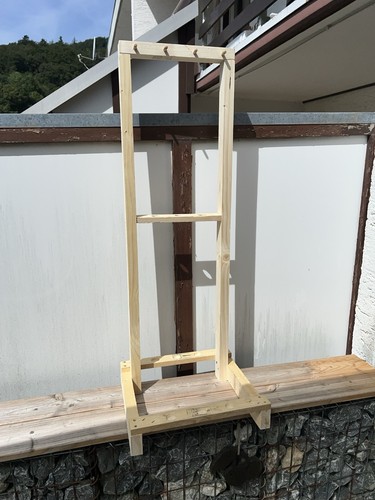 Bogenständer aus holz - bogenständer,