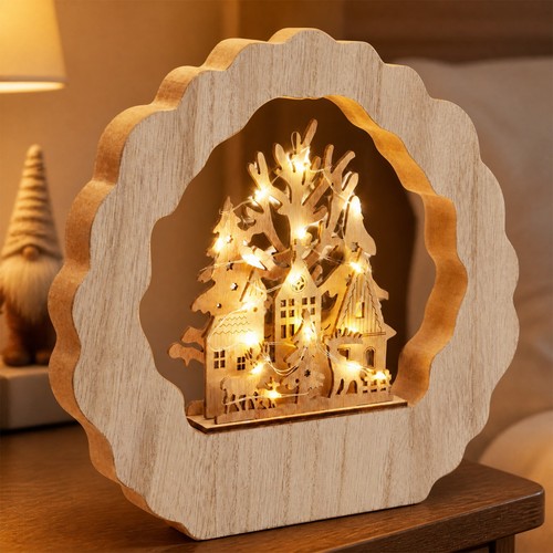 Holz led lichterbogen - 22,