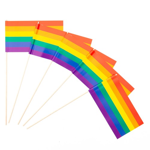 Papierfähnchen regenbogen - papierfähnchen:,