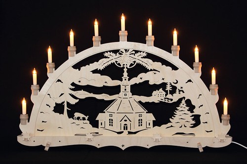Schwibbogen seiffener kirche - seiffener,